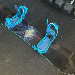 Burton Snowboard 160 CM, With Bindings And Boots 