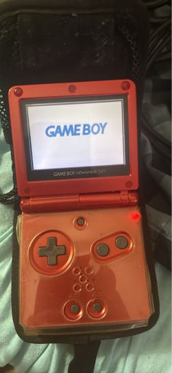 Red gameboy advance SP
