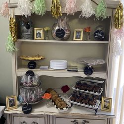 Vintage Desk Hutch 