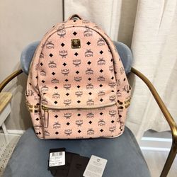 Pink MCM BACKPACK 