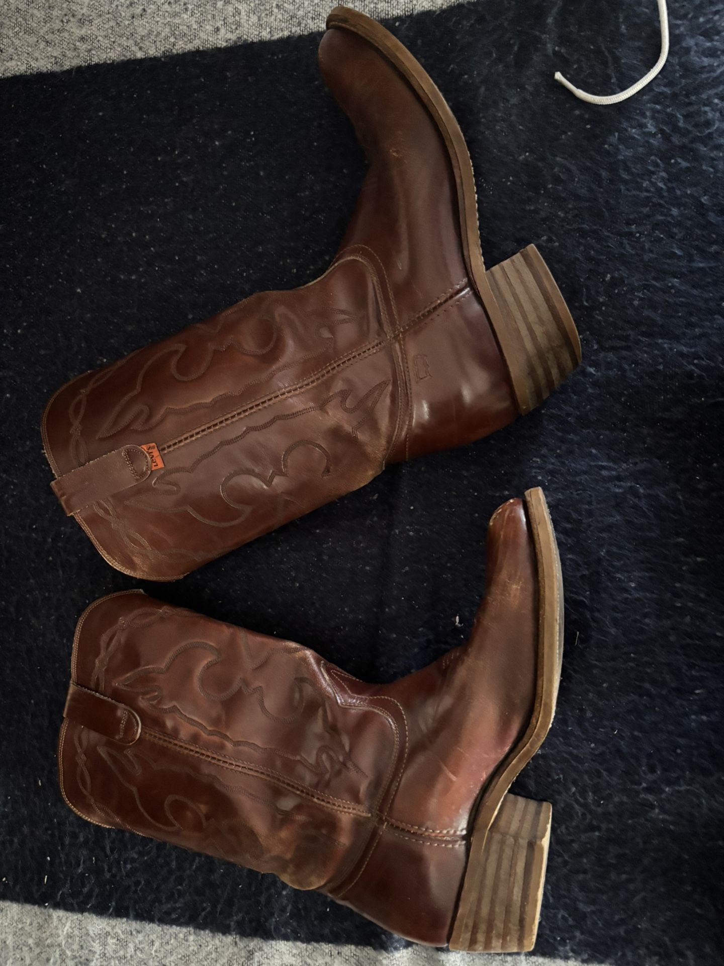 Vintage Orange Tab Levi’s Cowboy Boots