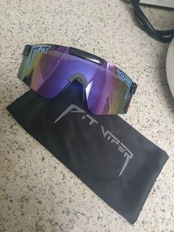Pit Viper Midnight Original Sunglasses With Eyeglass Pouch