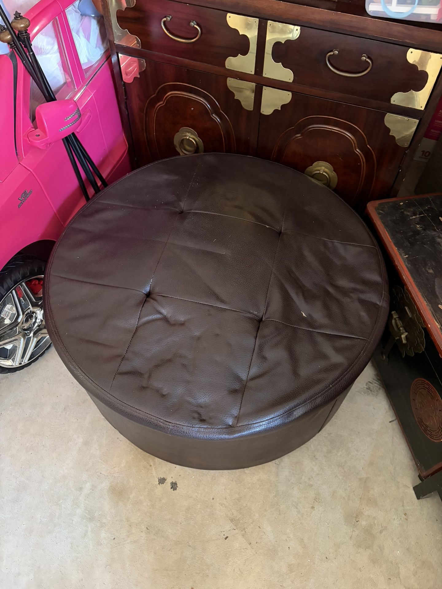 Dark Brown Ottoman