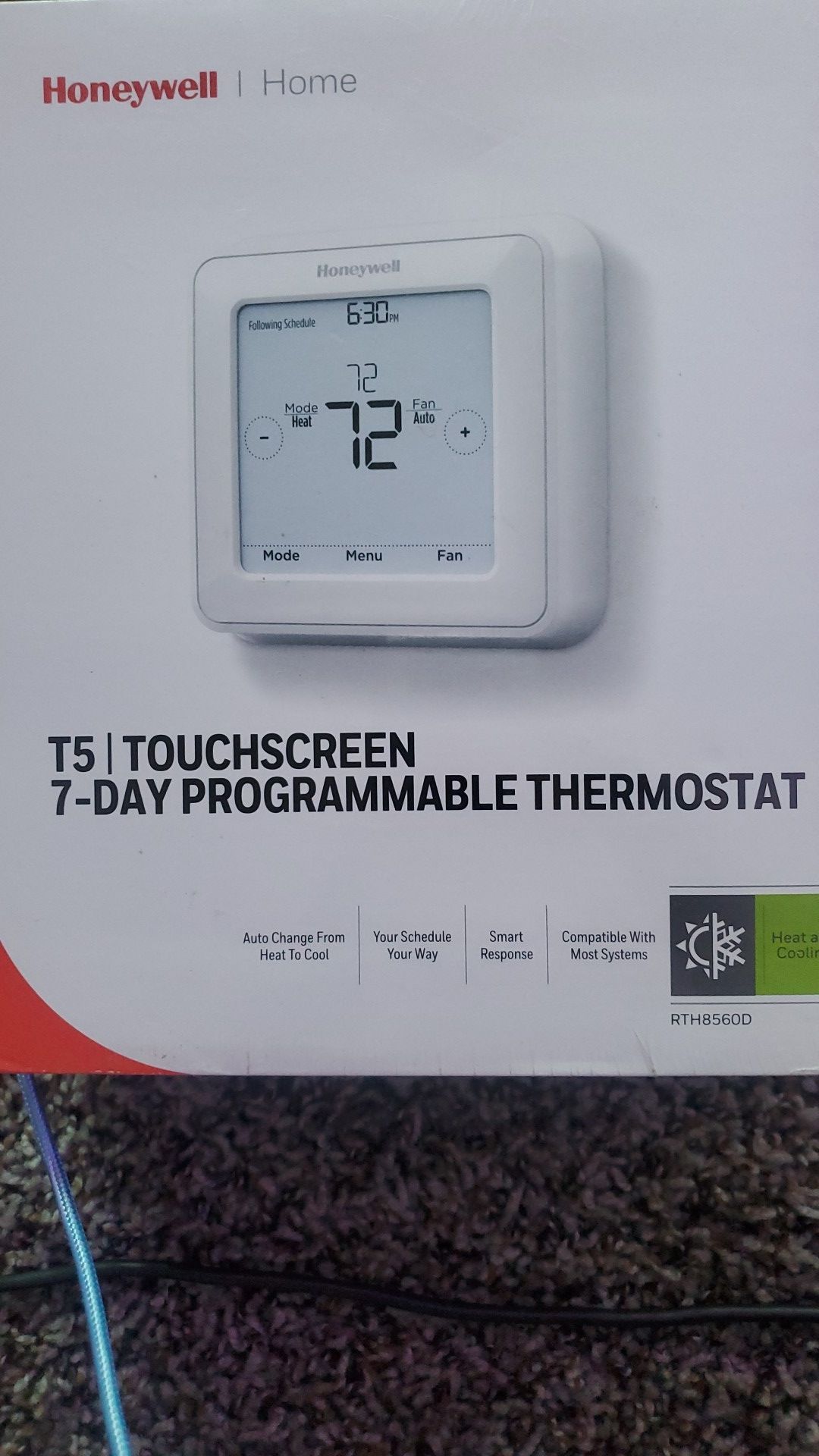 Honeywell programmable thermostat