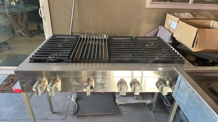 Jenn air 48 inch slide in built-in gas brand new
