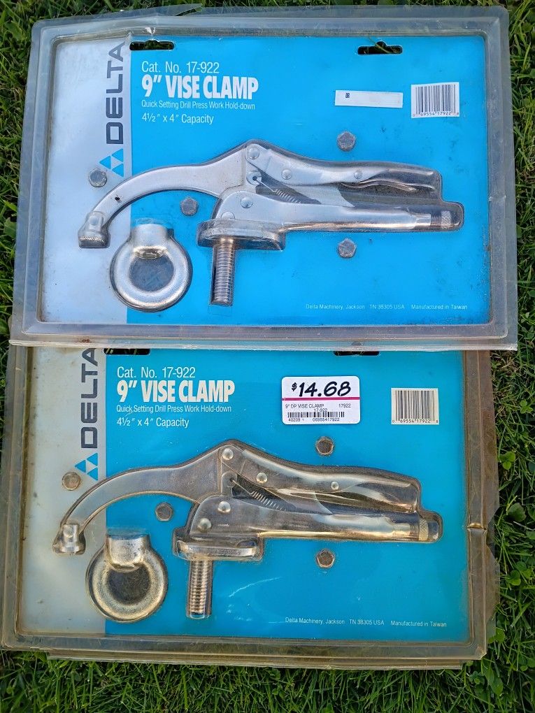 9 In Vice Clamp 4.5x4" Capacity