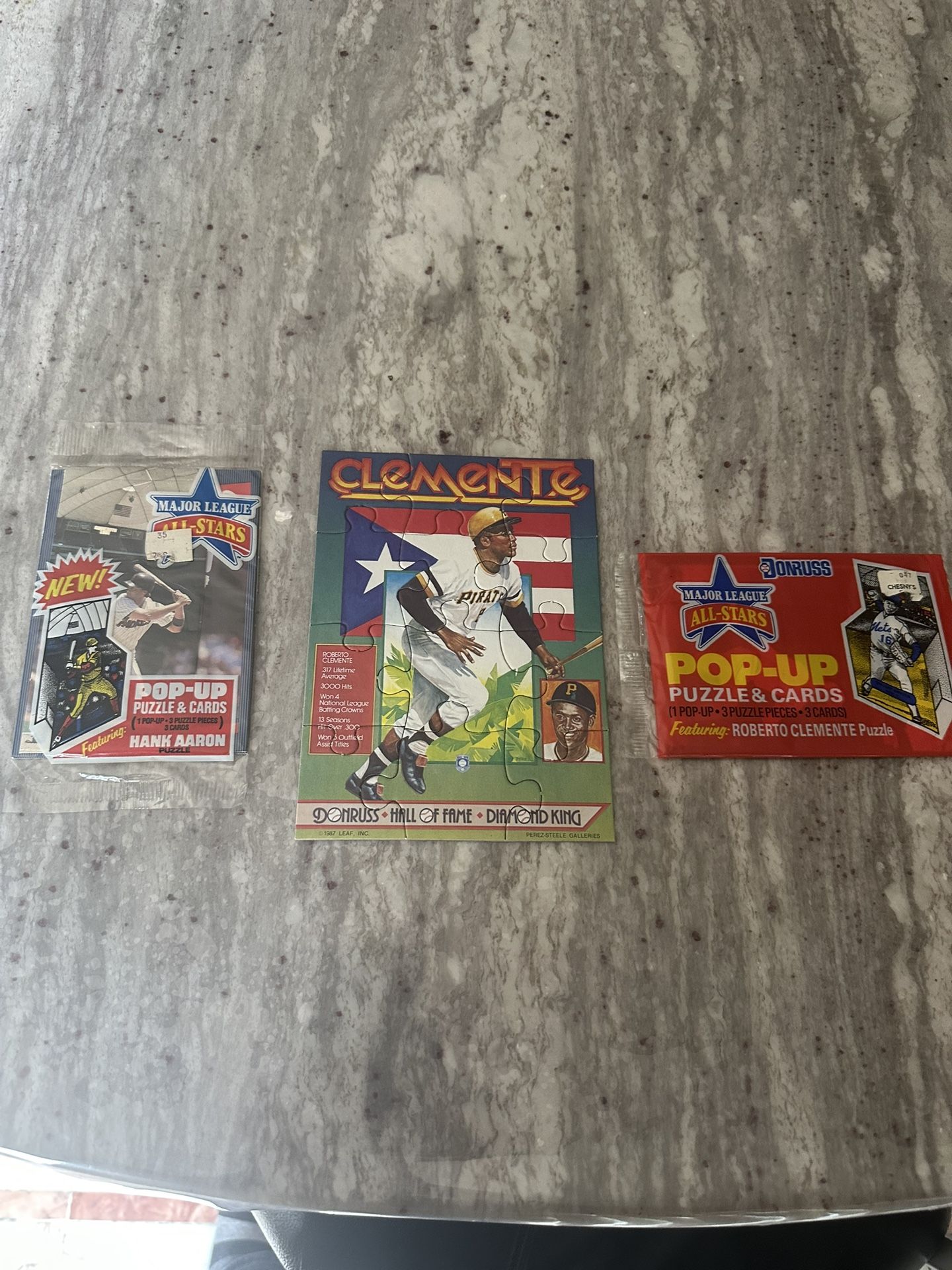 Roberto Clemente And Hank Aaron Donte Puzzles