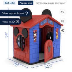 Mikey Mouse Play House