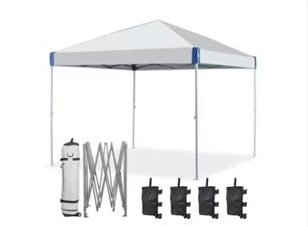 12x12 Pop-Up Canopy + 4 Weight Plates