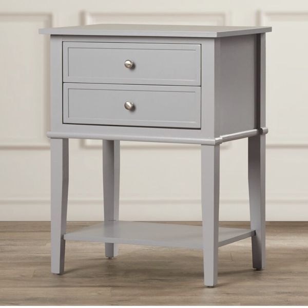 Grey End Table Night Stand 1 Available/ 80 for Sale in Stevenson
