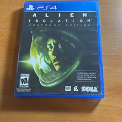 I Am Selling Alien Isolation Ps4 Game For $32