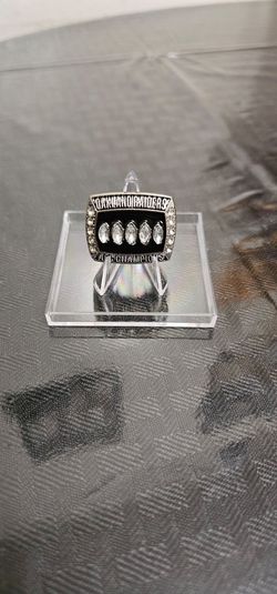 NEW OAKLAND RAIDERS CHAMPIONSHIP RING