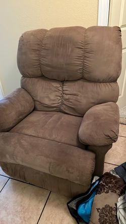 Brown Microfiber Recliner Chair