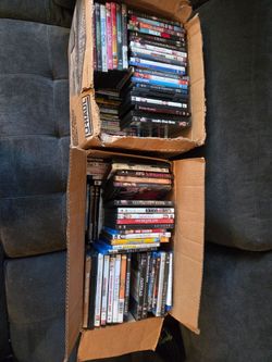 Large Lot of DVDs and Blu-rays