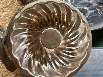 1963 Vintage Copper Plated Jello Mold/bundt Pan