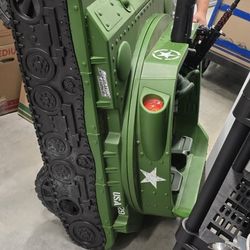 KIDS 24V ATV RIDE ON ARMY TANK