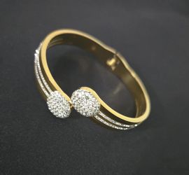 18k Gold Plated Stainless Steel Bracelet 