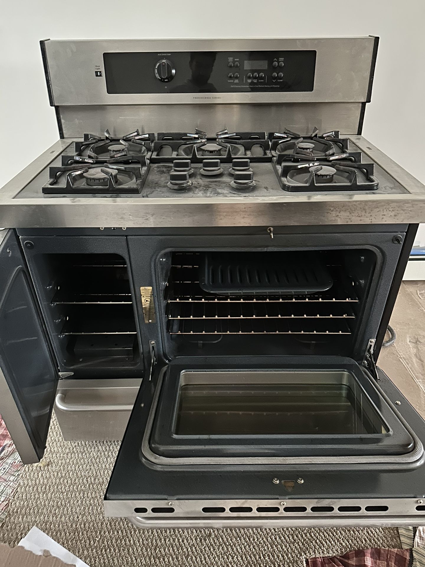 Frigidaire 40 inch dual fuel range best sale