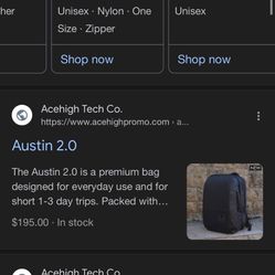 Brand New AceHigh Apple Computer Backpack $100!
