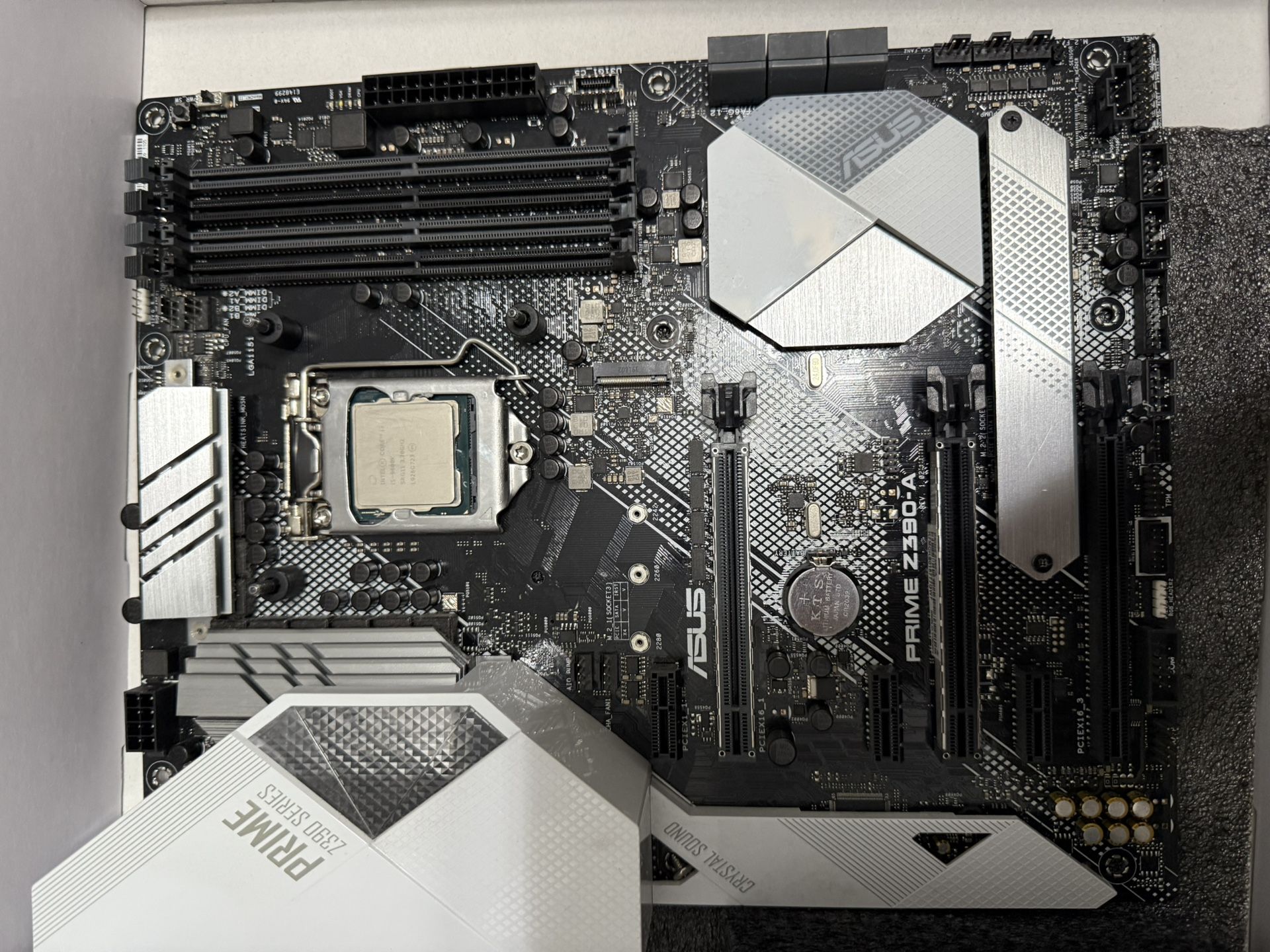 Intel core i5 9600K Asus prime Z-390A