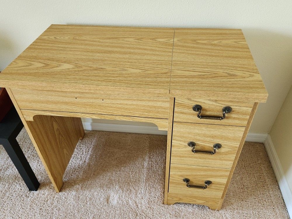 Wooden Sewing Desk