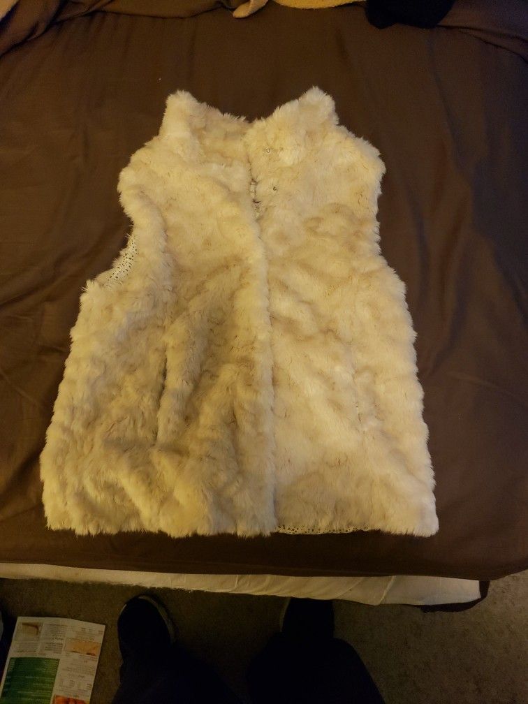 Zara Girls Faix Fur Vest