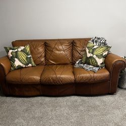 Genuine Leather Couch