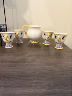 Beauty and the beast tea set