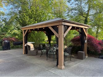 Custom 12’x16’ Cedar Gazebo Assembled & Loaded