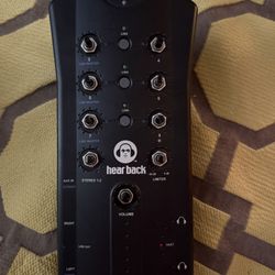 Hear Back Monitor Mixer