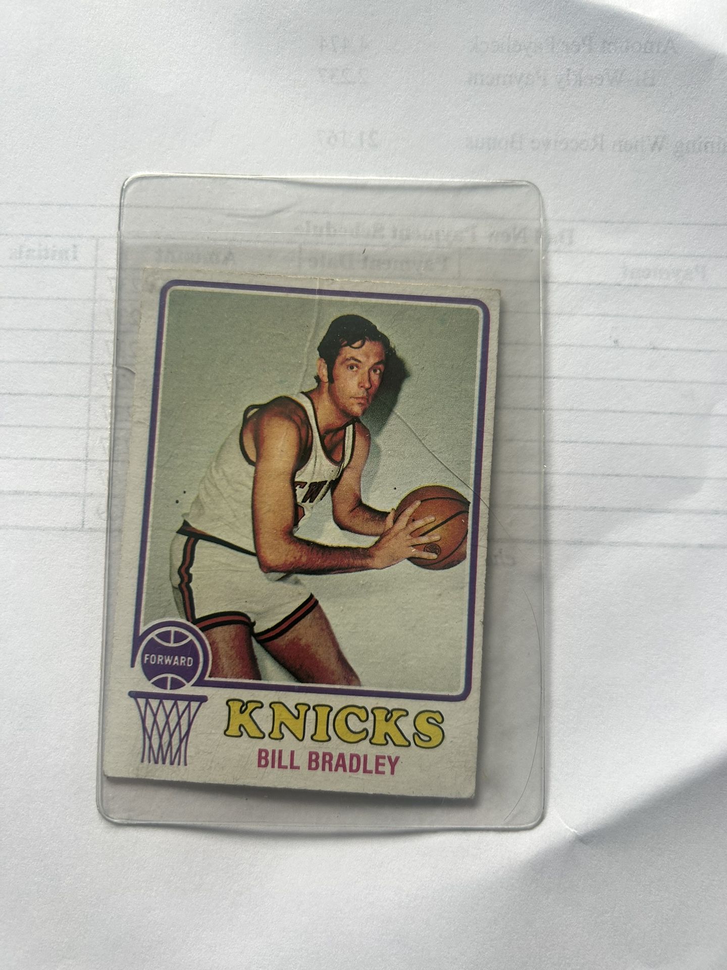 Topps Bill Bradley