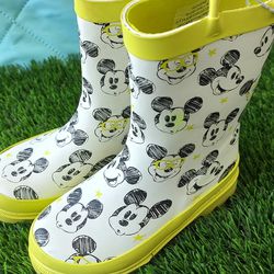 Mickey Mouse Rain Boots Size 11