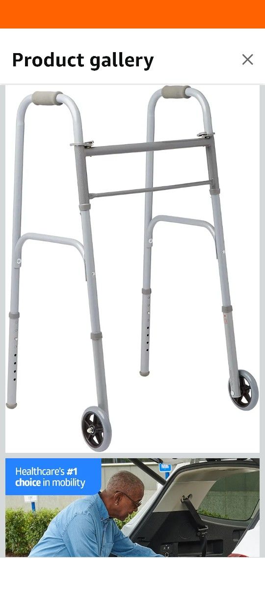 Guardian Lightweight Walker W Wheels $18 NEW