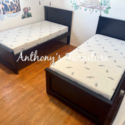 2 twin bed with Mattress 