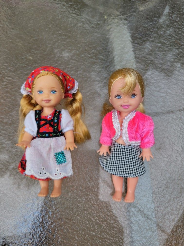 Barbie Kelly Mattel Doll Set