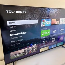 55” TCL Roku 4K TV