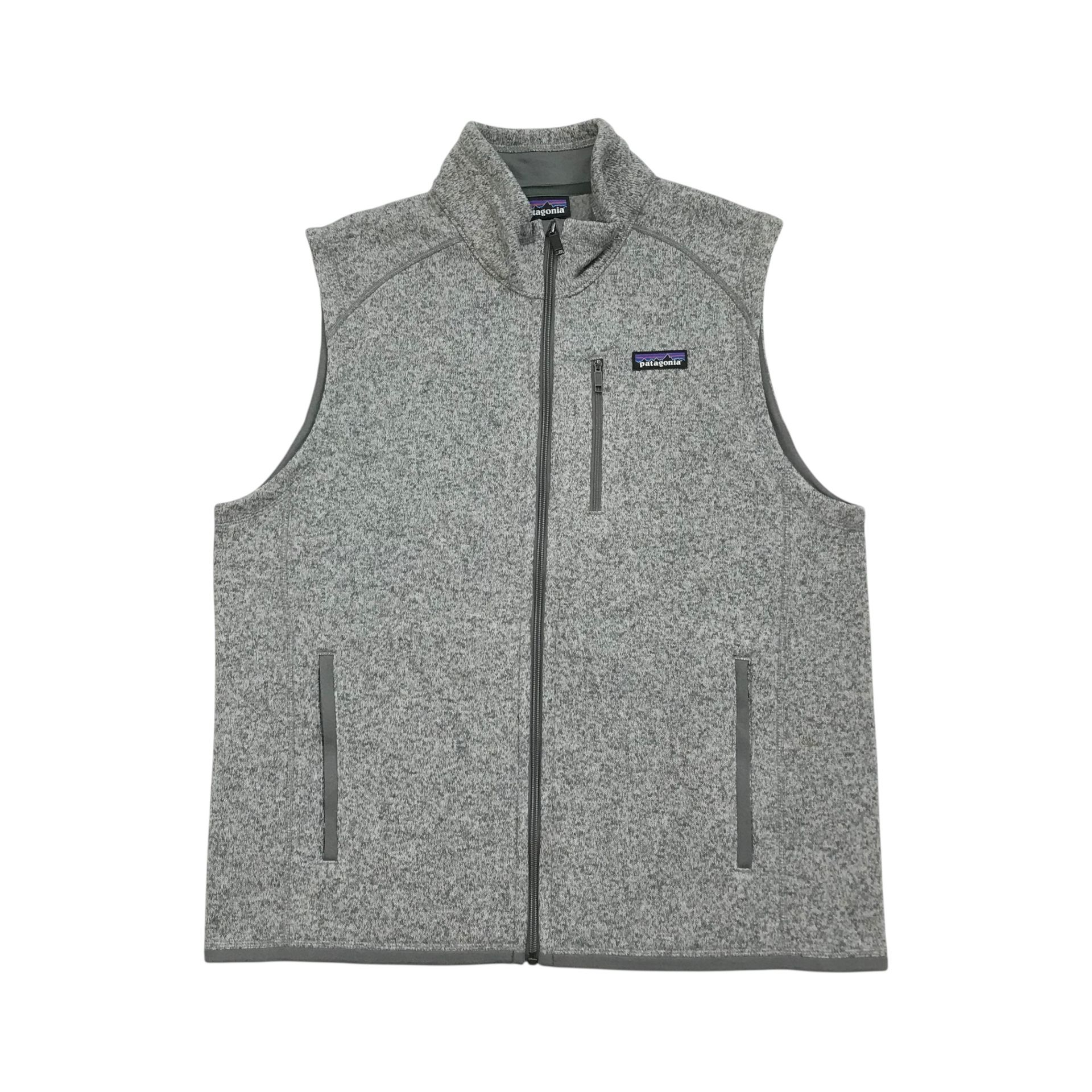PATAGONIA BETTER SWEATER VEST LARGE L MENS GRAY FLEECE JACKET SWEATSHIRT ZIP UP