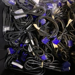 Cables VGA para computadora, Laptops Monitor y Tv
