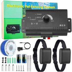 “New”Electronic “wireless”dog fence(w/2 collars)can cover up to 1.2acres