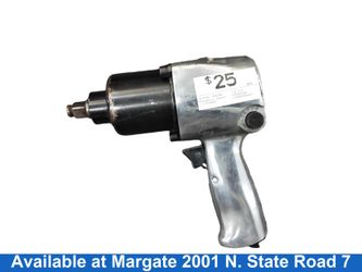 Central Pneumatic 1/2 Air Silver Pneumatic Impact Drill