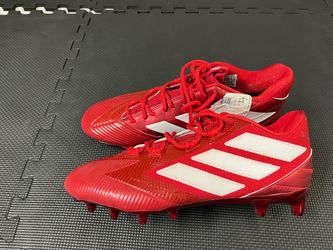 adidas Men’s Red Football Cleats US 13 EU 48