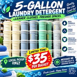 Laundry Detergent 5 Gall. Quality You Can Count On!