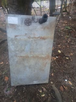 12 gallon aluminum gas tank for boat... low profile