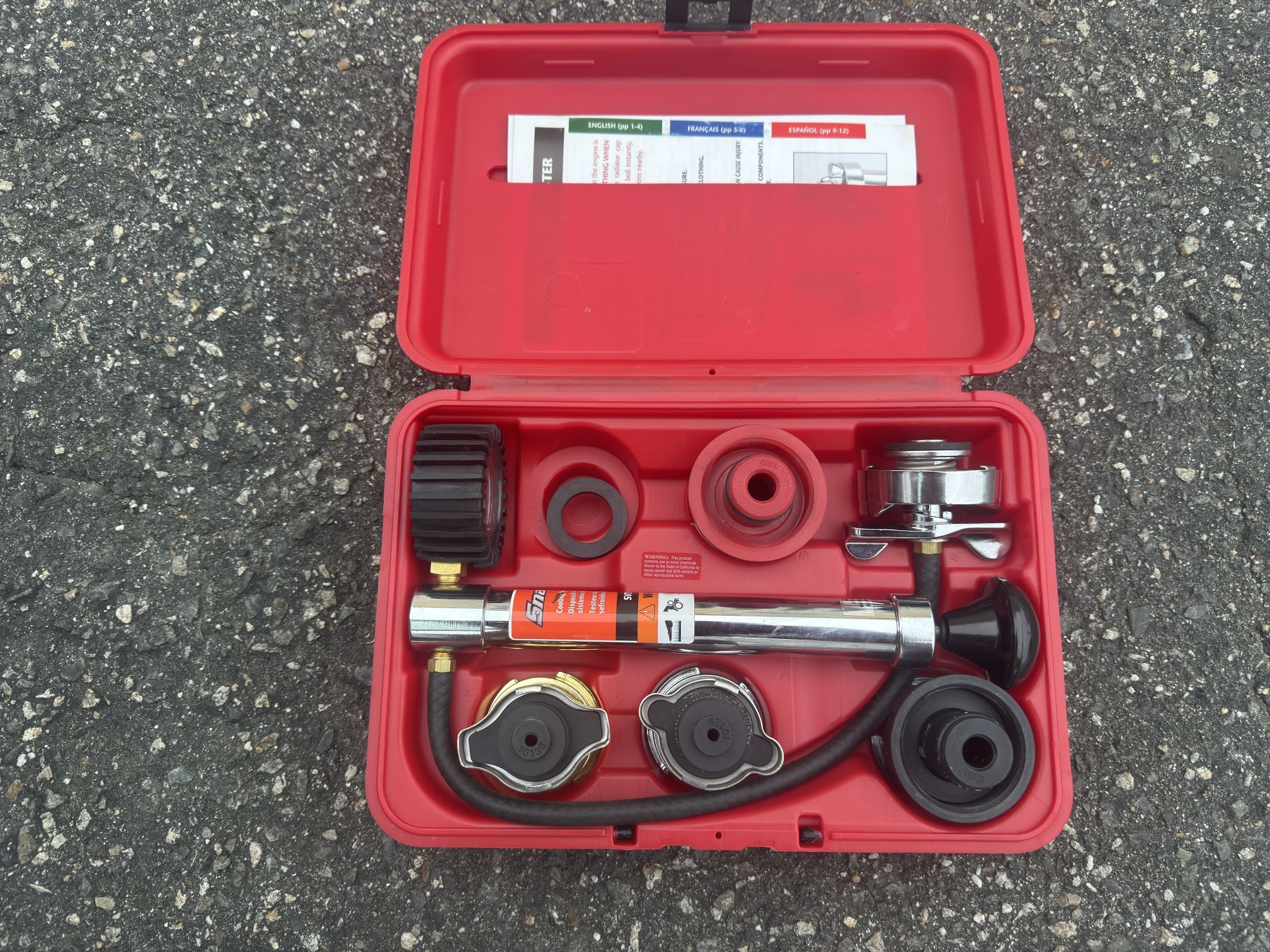 Snap On Cooling System Tester Svts272