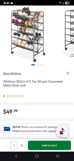 NEW SHOE ORGANIZER ON WHEELS
