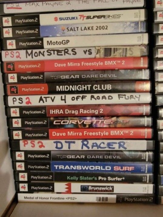 Playstation 2 Games Any 3 Games $16 Or 1 For $8