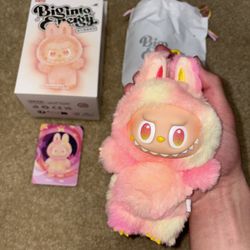 AUTHENTIC POP MART Labubu V3 Big Into Energy The Monsters Loyalty Plush Pendant