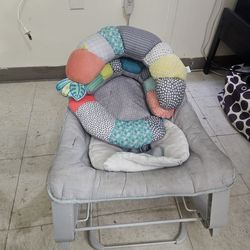 Bouncer and tummy time