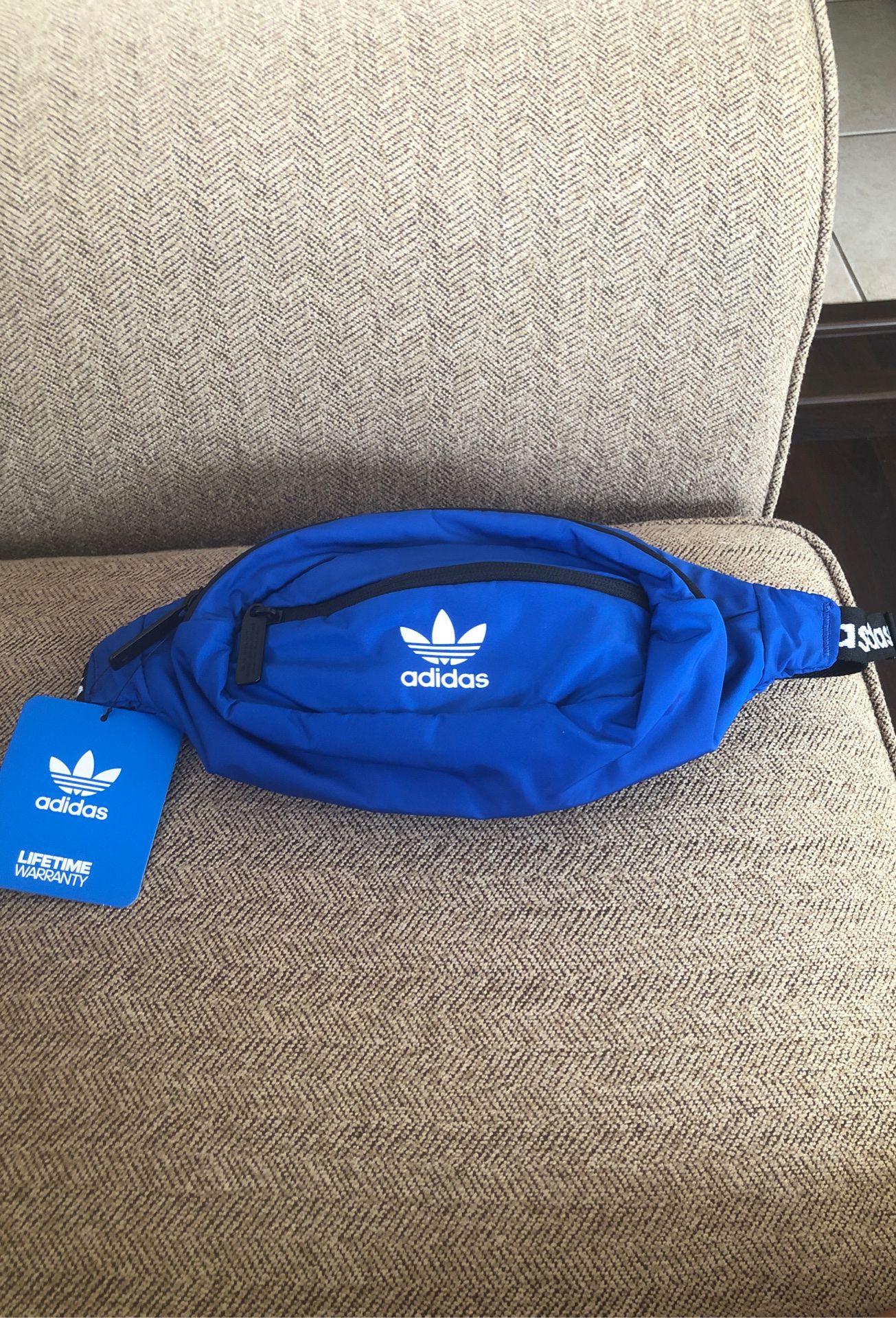 Adidas Originals National Waist Pack Cross Body Bag Adjustable Royal Blue Fanny