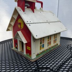 Vintage Fisher Price Little People School House w/ Accessories – 1970s – As Is